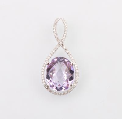 Brillant Amethyst Anhänger - Jewellery and watches