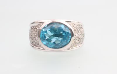 Brillant Ring zus. ca. 0,90 ct - Jewellery and watches