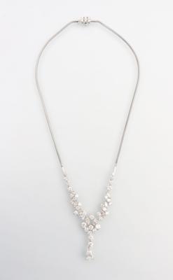 Brillant Diamant Collier zus. ca. 5,90 ct - Weihnachtsauktion "Juwelen und Schmuck"