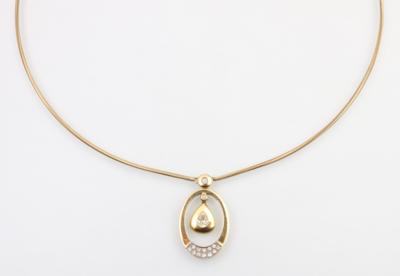 Diamant Brillant Collier - Christmas Auction "Wrist- and Pocket Watches