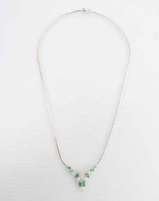 Smaragd Diamant Collier - Gioielli e orologi