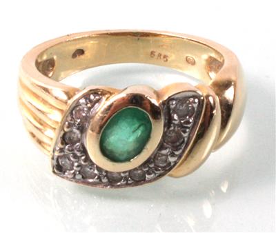 Smaragdring - Antiques, art and jewellery