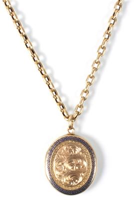Medaillon an Halskette - Kunst, Antiquitäten und Schmuck