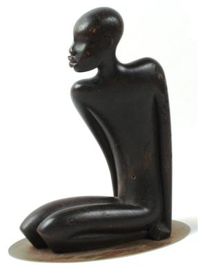 Afrikanischer Krieger, um 1950 - Kunst, Antiquitäten und Schmuck