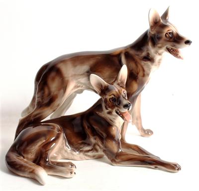 Paar Schäferhunde - Arte, antiquariato e gioielli