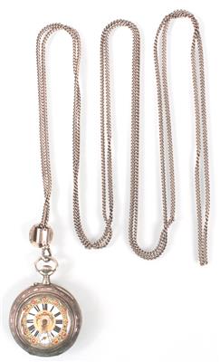 Silberne Damen Taschenuhr - Arte, antiquariato e gioielli