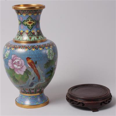 Cloisonné-Vase - Um?ní, starožitnosti, šperky