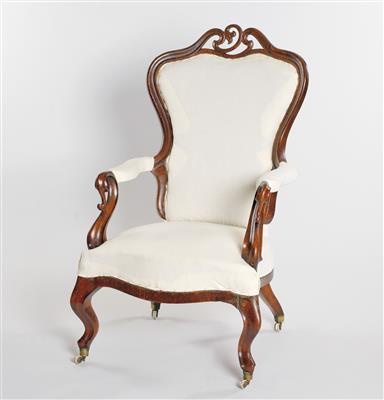 Armsessel, um 1860 - Kunst, Antiquitäten und Schmuck