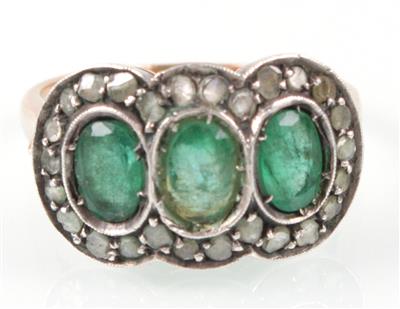 Smaragd-Damenring - Arte, antiquariato e gioielli