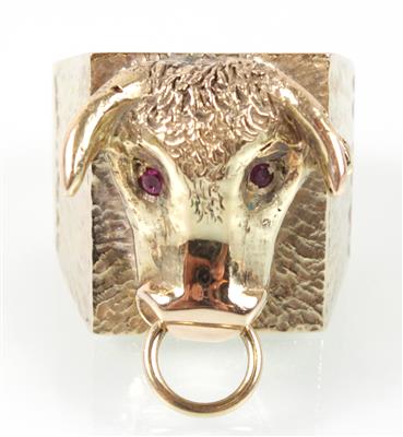 Ring "Stier" - Antiques, art and jewellery