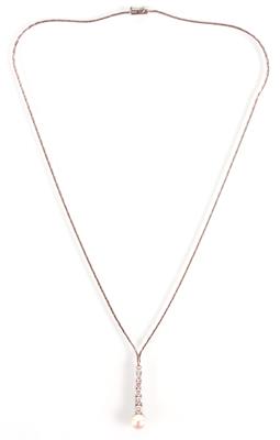 Brillantcollier zus. ca. 0,50 ct - Online Auktion Kunst, Antiquitäten und Schmuck