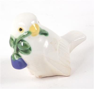 Vogel mit Glockenblume - Online Auktion Kunst, Antiquitäten und Schmuck