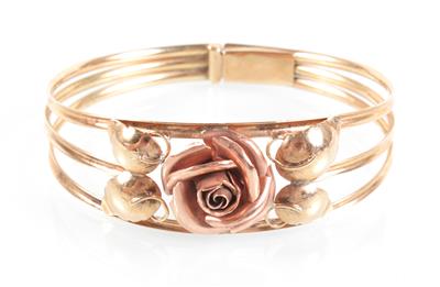 Armreif "Rose" - Online Auktion Kunst, Antiquitäten und Schmuck