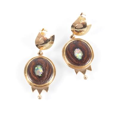 Opal-Ohrsteckgehänge - Antiques, art and jewellery