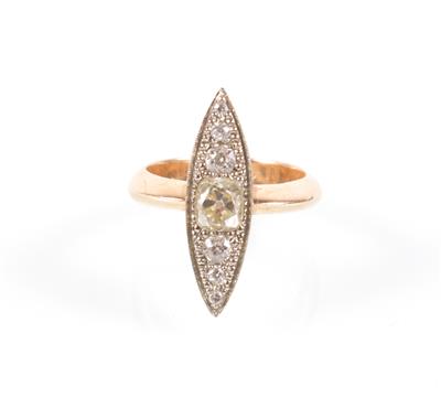 Diamantdamenring - Antiques, art and jewellery