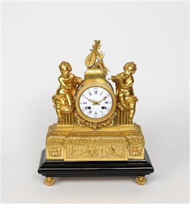 Dekorative Kaminuhr um 1890/1900 - online auction Kunst, Antiquitäten und Schmuck