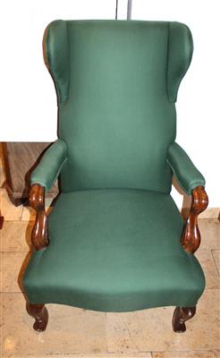 Ohrenfauteuil um 1860/70 - Umění, starožitnosti, šperky