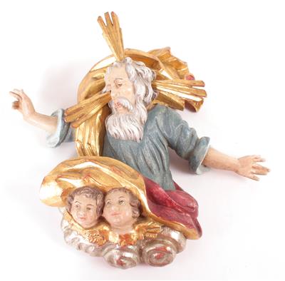 Gott Vater auf Wolke - online auction Kunst, Antiquitäten und Schmuck