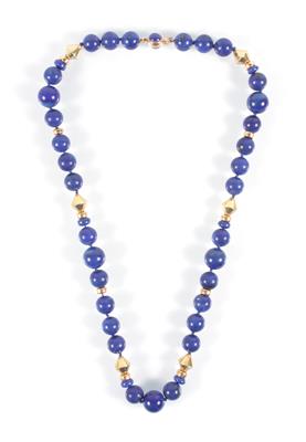 Lapislazuli-Collier - Antiques, art and jewellery