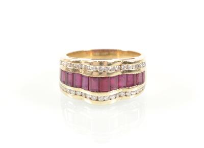 Brillant Rubin Ring - Antiques, art and jewellery