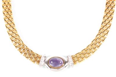 Amethyst Brillant Collier - Antiques, art and jewellery