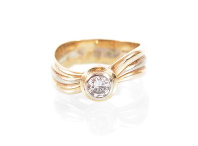 Solitärring ca.0,40 ct - Antiques, art and jewellery