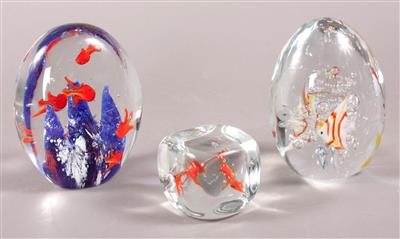 3 Briefbeschwerer (Paperweight) - Kunst, Antiquitäten und Schmuck