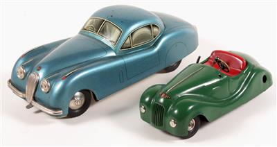 2 Modellautos um 1950/60 - Kunst, Antiquitäten, Spielzeug und Schmuck