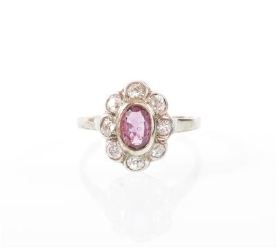 Brillant/Diamant/Rubin Damenring - Arte, antiquariato e gioielli