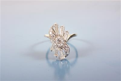 Brillant Diamantring zus. ca.1,60 ct - Kunst, Antiquitäten und Schmuck