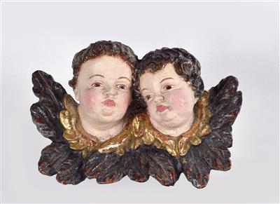 Paar Engelsköpfe im BarockChrarakter - Arte, antiquariato e gioielli