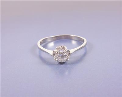 Brillant/Diamantdamenring - Antiques, art and jewellery