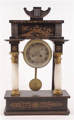 Biedermeier Kommodenuhr um 1830 - Kunst, Antiquitäten und Schmuck