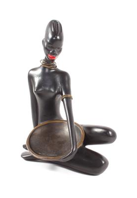 Sitzende Afrikanerin - Kunst, Antiquitäten und Schmuck