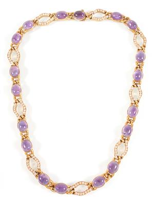 Brillant-Amethyst Collier - Schmuck, Kunst und Antiquitäten