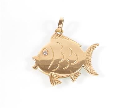 Brillant "Fisch" Anhänger - Umění, starožitnosti, šperky
