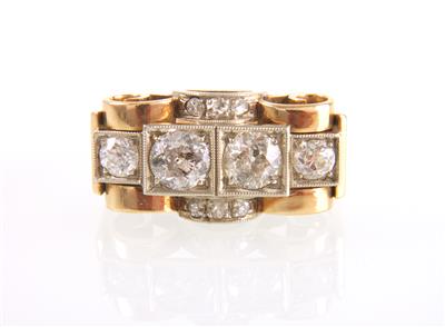 Diamant Damenring zus. ca. 1,45 ct - Umění, starožitnosti, šperky