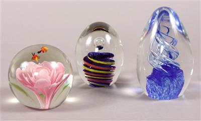 3 Briefbeschwerer (Paperweight) - Art and antiques