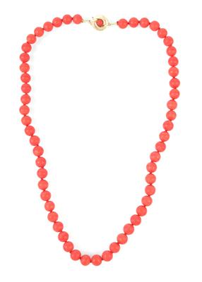 Korallen-Halskette - Schmuck