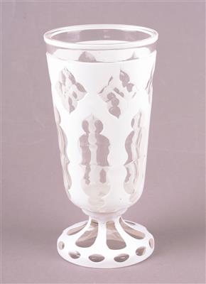 Biedermeier Fußbecher um 1830 - Kunst und Antiquitäten