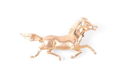 Brosche "Pferd" - Klenoty, umění a starožitnosti