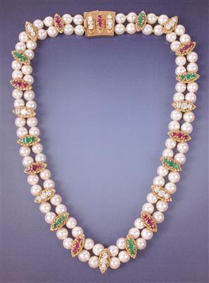 Kulturperlen-Collier - Schmuck, Kunst & Antiquitäten