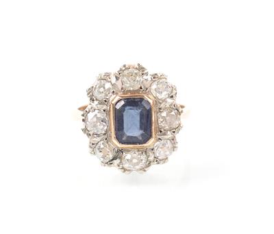 Altschliffdiamantring zus. ca. 0,95 ct - Schmuck Kunst Antiquitäten