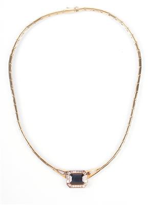 Diamant/Saphir-Collier - Jewellery, Works of Art and art