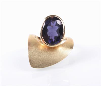 Amethyst-Ring - Schmuck Kunst Antiquitäten