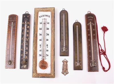 7 verschiedene Thermometer - Jewellery, Works of Art and art