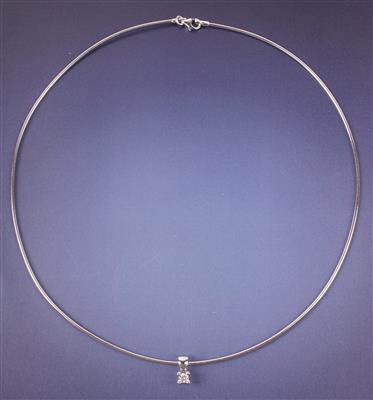 Brillantanhänger an Halskette - Schmuck, Kunst & Antiquitäten