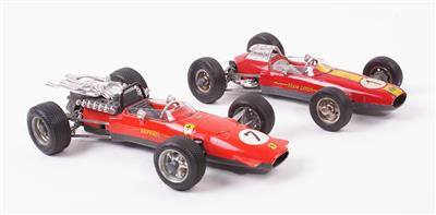 2 Rennwagen"Ferrari Nr.1073/ Lotus Nr.1071" - Jewellery, Works of Art and art