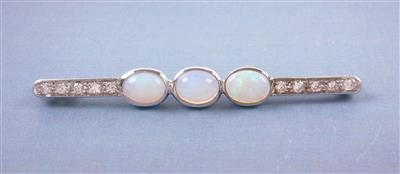 Brillant/Opal Stabbrosche - Uhren & Schmuck