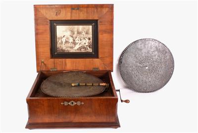 Plattenspieldose "Polyphon" um 1900 - Klenoty, umění a starožitnosti